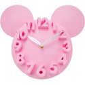 Seinäkello Lasten Hiiri Pink