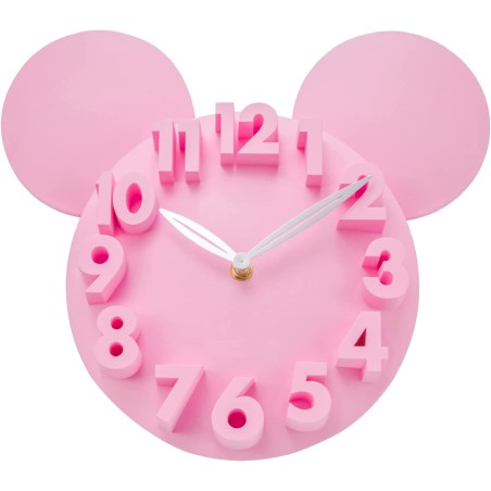 Seinäkello Lasten Hiiri Pink