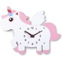 Seinäkello Lasten yksisarvi 2in1