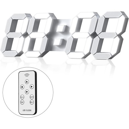 Seinäkello Digitaalinen 3D