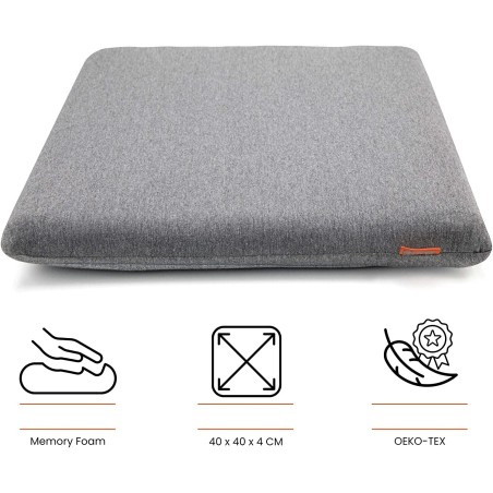 Istuinalusta memory neliskulmainen