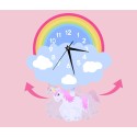 Unicorn yksisarvinen seinäkello