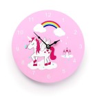 Lasten seinäkello unicorn xx