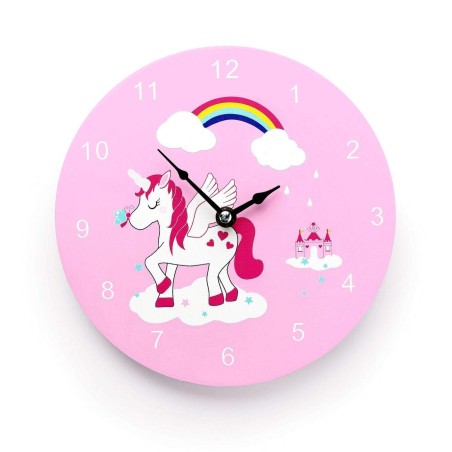 Lasten seinäkello unicorn xx