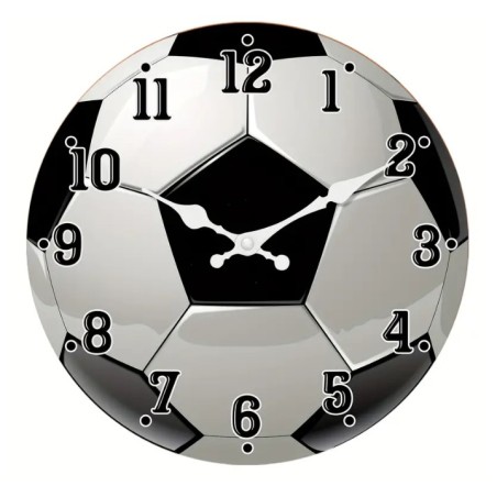 Lasten seinäkello jalkapallo