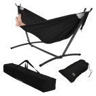 Iso riippumatto telineellä