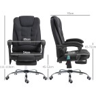 Tuoli hieronnalla musta