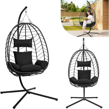 riipputuoli telineellä