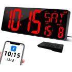 Digitaalinen seinäkello Bluetooth