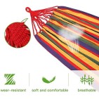 Kahden hengen riippumatto telineellä