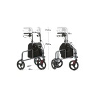 Rollaattori Kolmipyörä trike