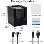 Watch winder kellonpyöritin kahdelle kellolle