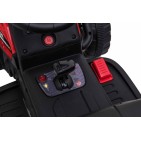 Lasten akkutraktori peräkärryllä