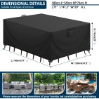 Puutarhakalusteiden suoja 180cm