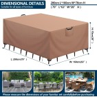 Ulkokalusteiden suojapeite 200cm XL