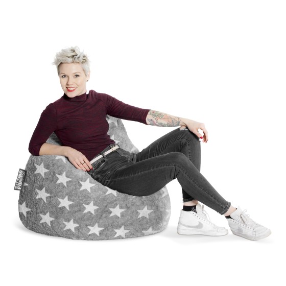 Sitting Point BeanBag FLUFFY STARS XL