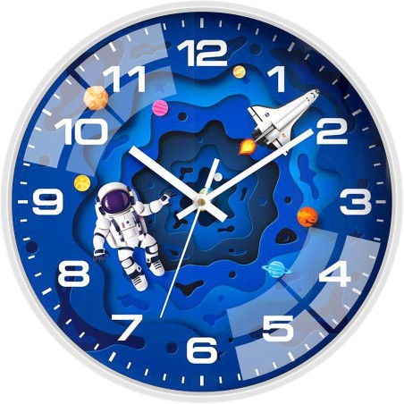 Seinäkello Lasten astronautti
