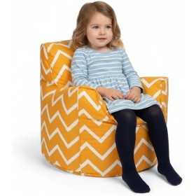 Lasten säkkituoli yellow