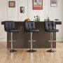 Baarituoli Bar Stools musta/valkoinen 2kpl