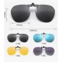 Aurinkolasit Sunglasses Clip-on  UV400