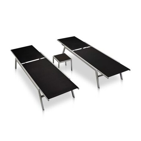 Aurinkotuolit 2 kpl steel