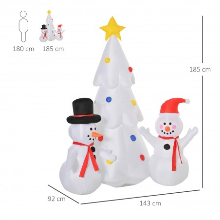 Joulukuusi ja lumiukot AIR